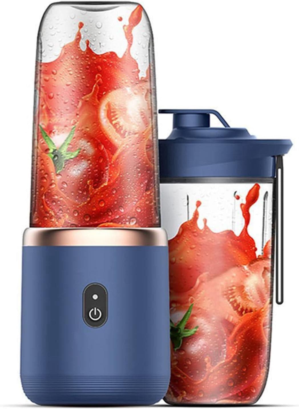 Portable Blender, Bottle for Smoothies Shakes, Portable Smoothie Blender, Juicer Cup, Personal Fruit Mini Blenders 350ml, USB Rechargeable Mixer With 6 Blades for Travel Kitchen Gym Sports Baby Food