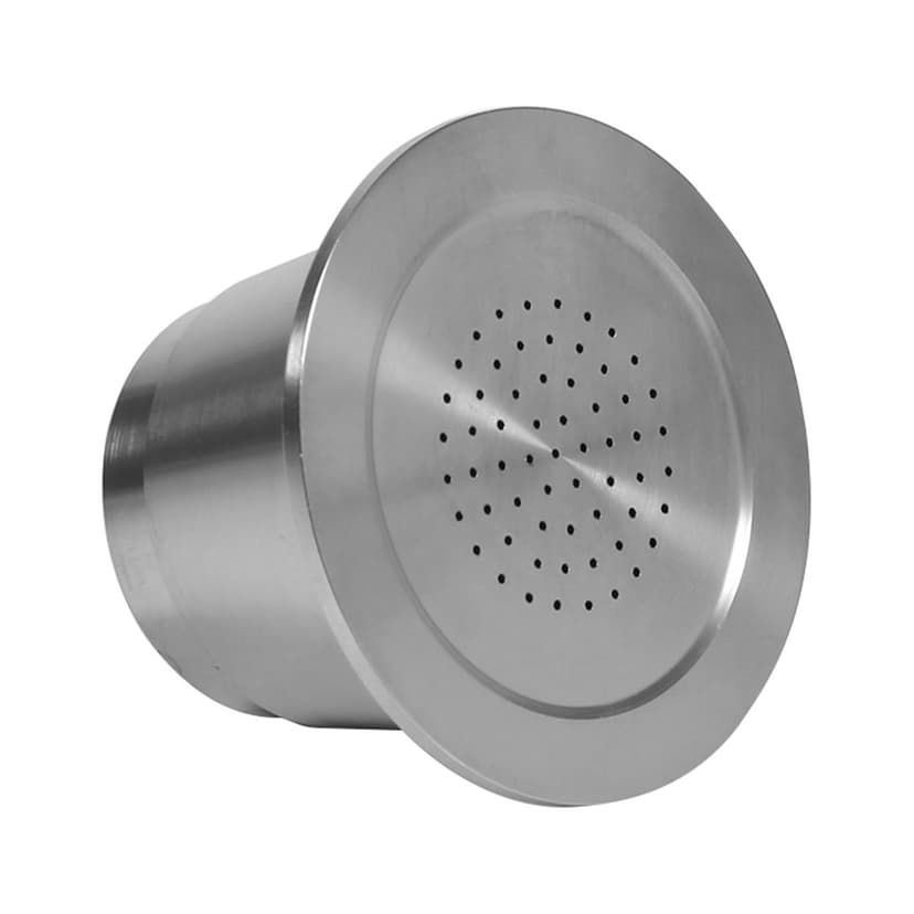 Coffee Capsule - Stainless Steel Refillable Reusable Coffee Capsule with Spoon Compatible for Nespresso Machine