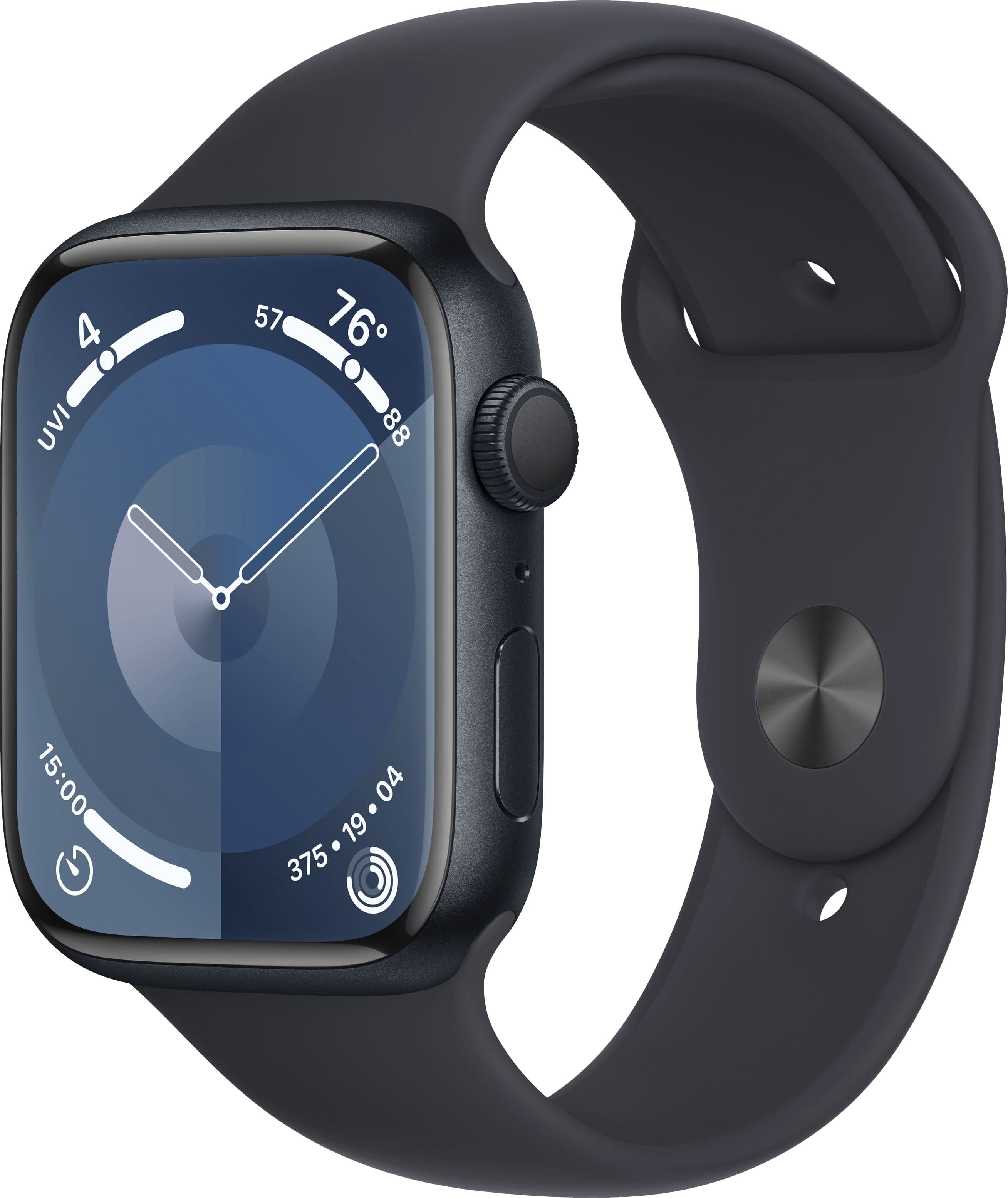 Refurbished Apple Watch Gen 9 Series 9 45mm Midnight Aluminum - Midnight Sport Band 3M589C/A