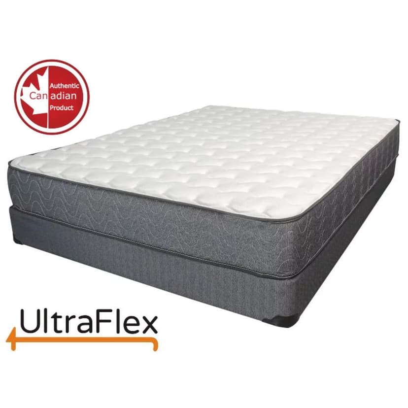 UltraFlex MAJESTIC- Medium Firmness, CertiPUR-US® Certified Foam Mattress with Premium Cool Gel Memory Foam, Supportive Comfort for Pressure Relief, and Cool Sleep (Made in Canada)-Queen Size