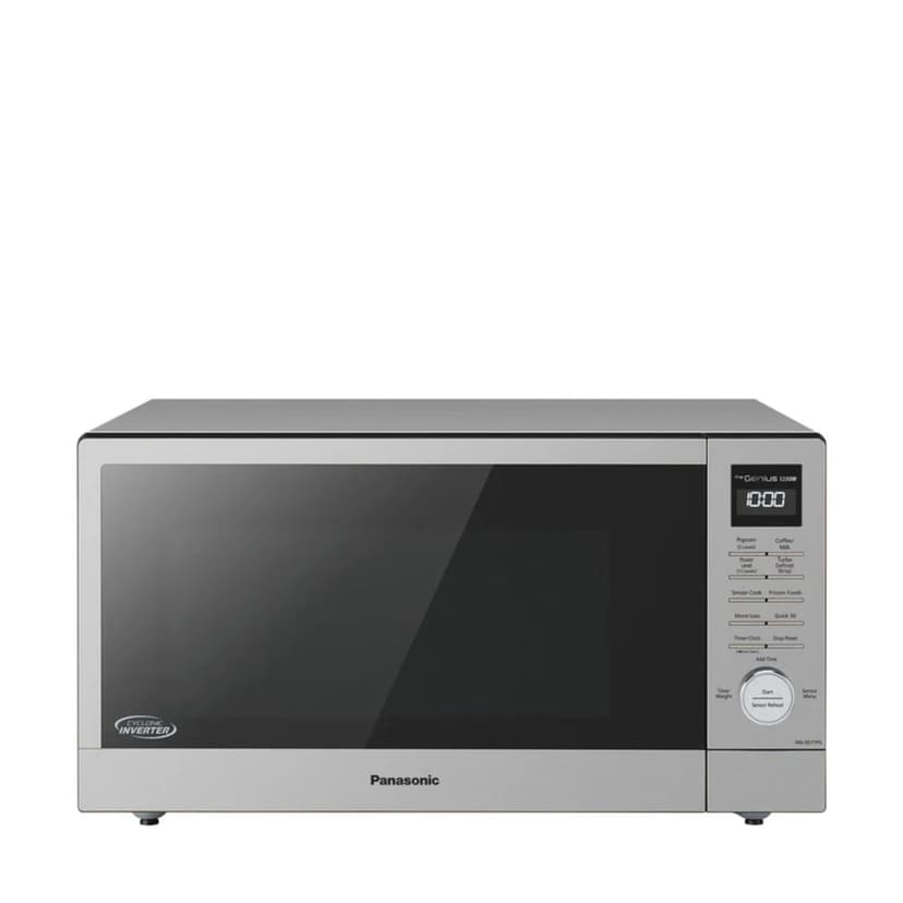 Open Box – Panasonic NN-SD77PS 1.6 Cu. Ft. Cyclonic Wave Inverter Countertop Microwave Oven, 1250W, Stainless Steel