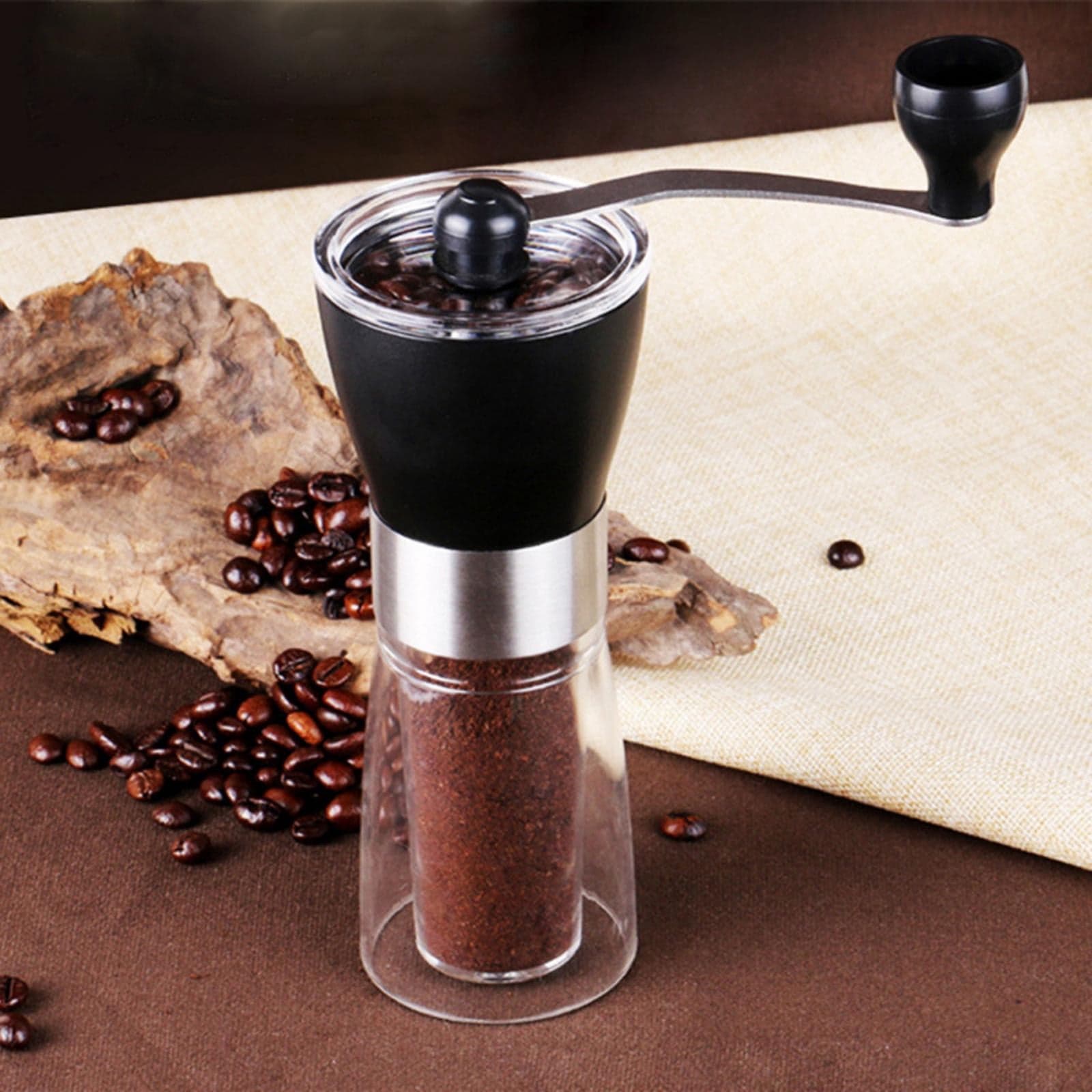 Suncoda Coffee Grinder, Hand Operated Coffee Machine Household Coffee Grinder Coffee Grinder