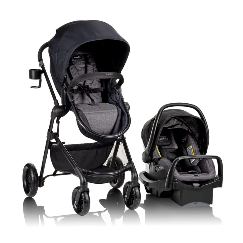 Evenflo Pivot Modular Travel System with LiteMax Infant Car Seat (0-5 Years)