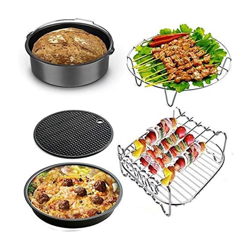 Dvkptbk Air Fryer 8Pcs Fryer Accessories 7 Inch for Grill Pot Kitchen Cooking Tool Kitchen Essentials
