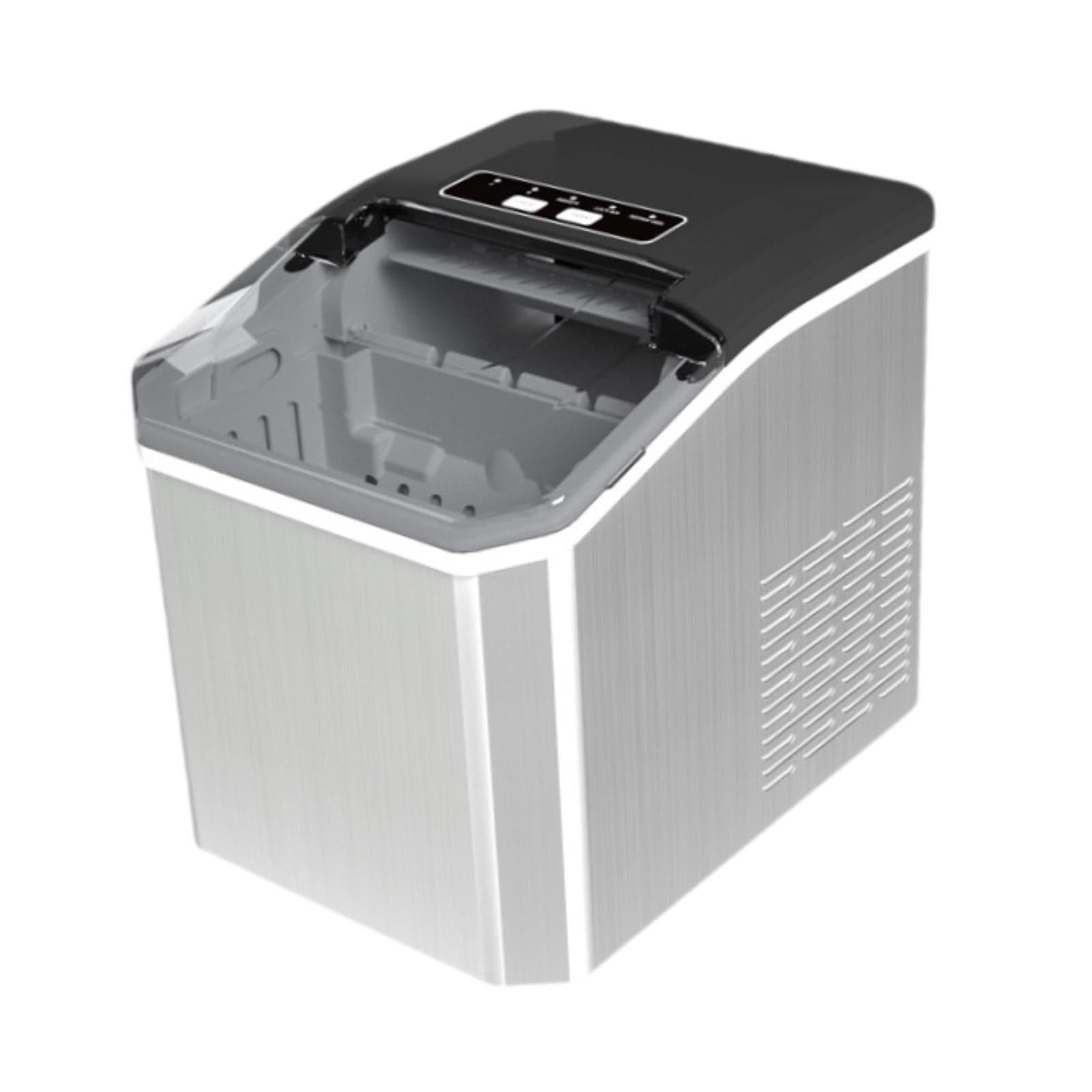 Lipstore Countertop Ice Maker with Self Cleaning, Professional Practical, Durability, Quiet Ice Machine Portable for Camping RV Office