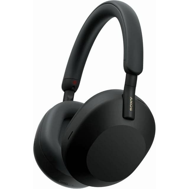 Sony WH-1000XM5SA Premium Noise Cancelling Wireless Over-Ear Headphones with Bluetooth, Hi-Res Audio, 30hr Battery, Black (Includes Soft Case) - Open Box