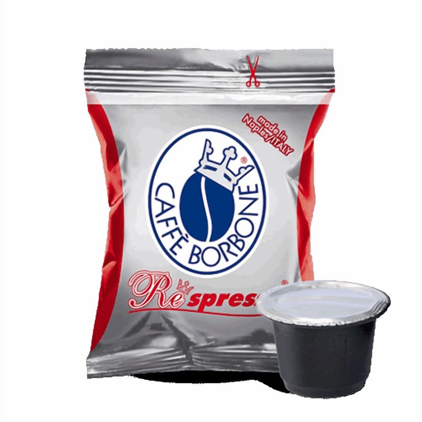 Caffe Borbone capsules (compatible with Nespresso® OriginalLine machines) - 50-pack - Red/Rosa pods - (Intensity 9/10)