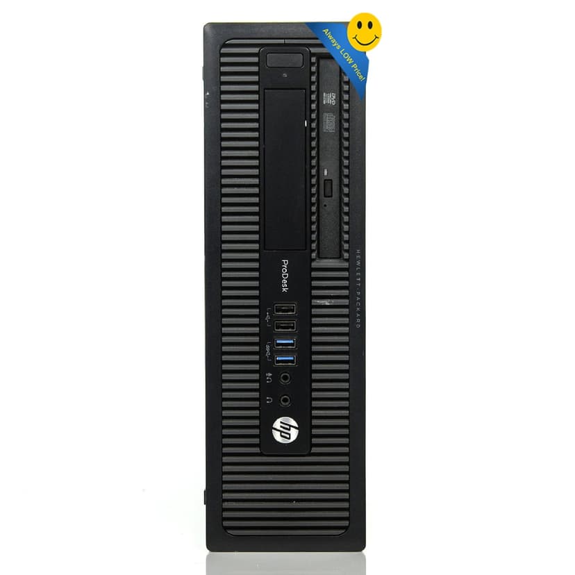 HP ProDesk 600 G1 SFF Desktop Computer Intel Pentium G3220 8GB RAM 250 GB SSD Windows 11 Home WiFi Refurbished