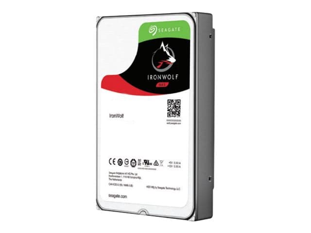 Seagate IronWolf ST8000VN004 - Hard drive - 8 TB - internal - 3.5" - SATA 6Gb/s - 7200 rpm - buffer: 256 MB