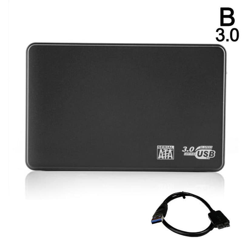 USB2.0/3.0 SATA SSD HDD Hard Drive Disk Dock Enclosure Case Station Box Bla P4N0