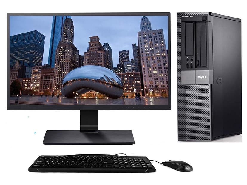 Refurbished Dell Optiplex Desktop Set - Intel Core i5 Processor, 250gb Hard Drive, 8gb DDR3 RAM, Windows XP Professional with 19" LCD Monitor