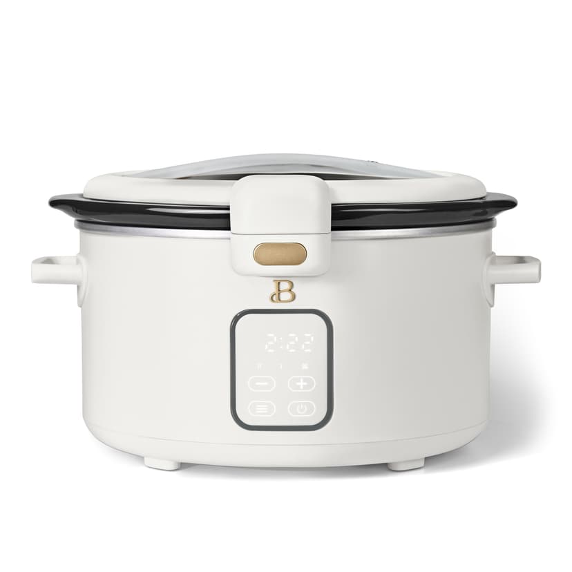 Beautiful By Drew Barrymore 4 Qt Digital Slow Cooker with Hinged Locking Lid