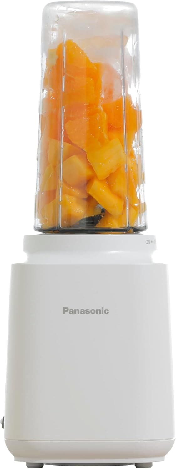 Panasonic MXXP103 Lightweight Personal Blender with Ice, Nuts and Frozen Fruits* Crushing capability, BPA-Free, White