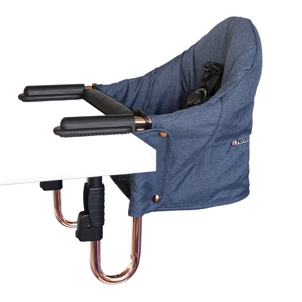 Guzzie + Guss Perch Hanging High Chair Gold Rose Edition - Copper Blue