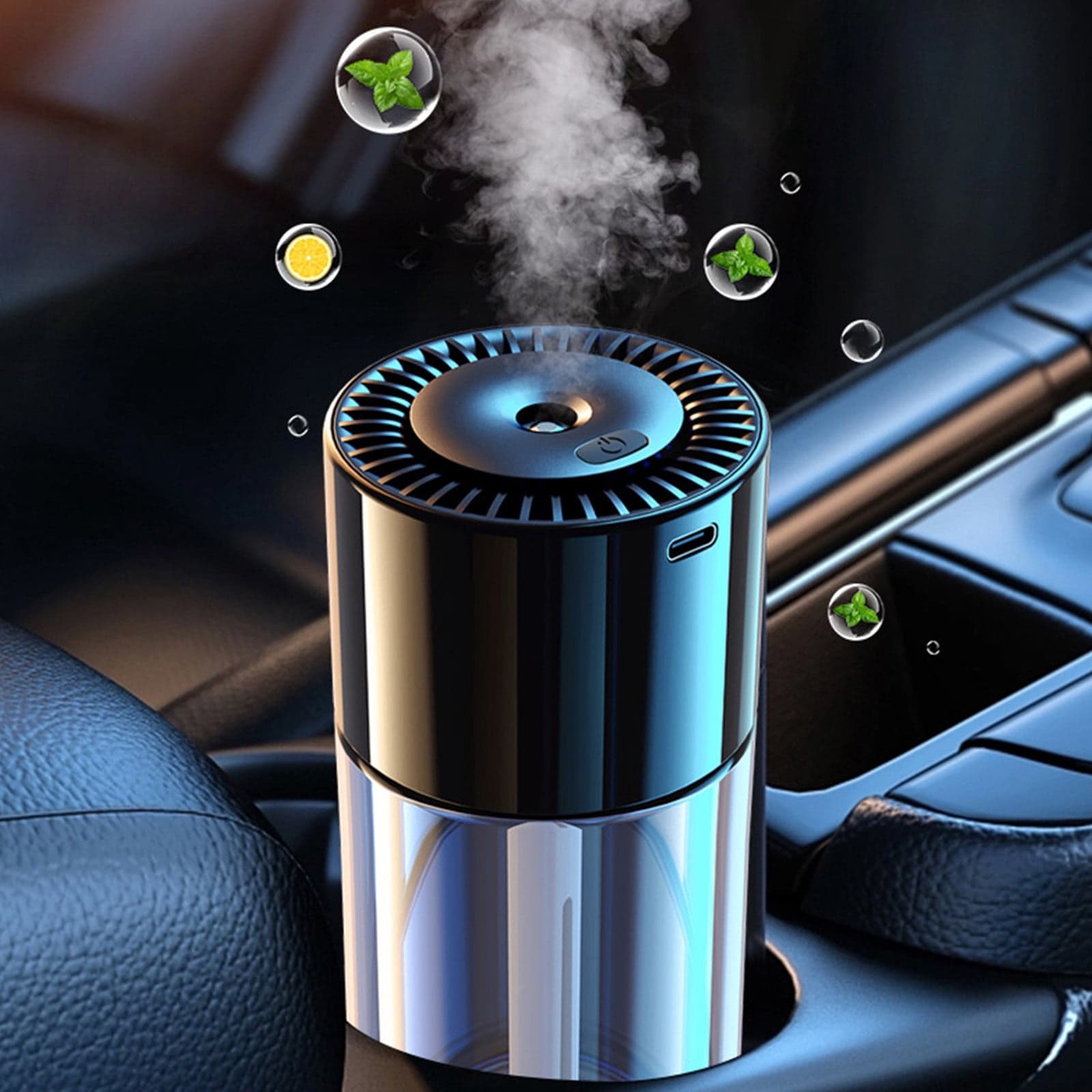 Chmadoxn Portable Atmosphere Purifier, Car Atmosphere Purifier With True Filter For Allergies, Dirt And Odor Eliminator, Atmosphere Purifier For Car Traveling 100ml Air purifier