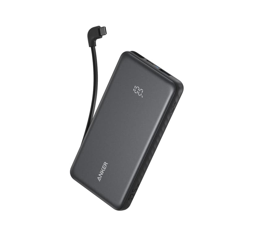 ANKER ZOLO POWER BANK (10K, 22.5W, BUILT-IN USB-C CABLE)
