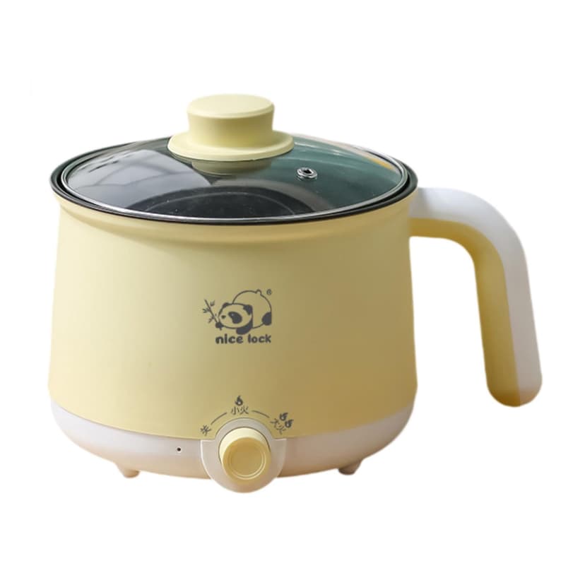 GROWTH TANK Electric Cooking Pot Nonstick Electric Rice Cooker for Porridge Fry Dumpling without steamer