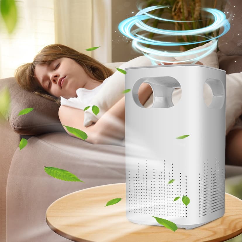 Xihbxyly Air Purifiers for Home Quickly Removes Odors Portable Air Purifiers for Bedroom 360° Total Inhalation Air Purifier Suitable for Bedroom Office Living Room