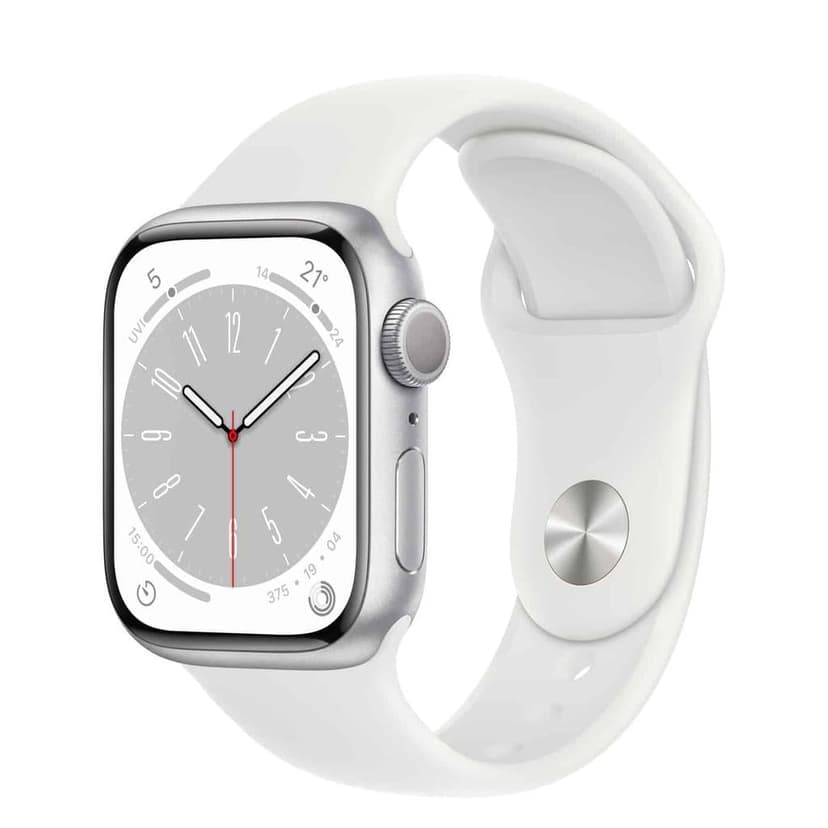 Refurbished Apple Watch Series 8 Aluminum 41mm A2772 (GPS + Cellular) Silver (Grade A)