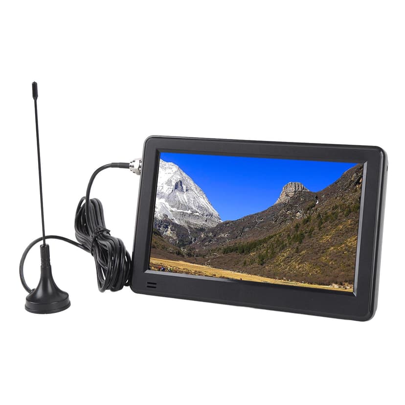 LED Pocket Digital Television, High Resolution 6 Inch Portable TV 1080p Video Player with Remote Control for Outdoor Activities