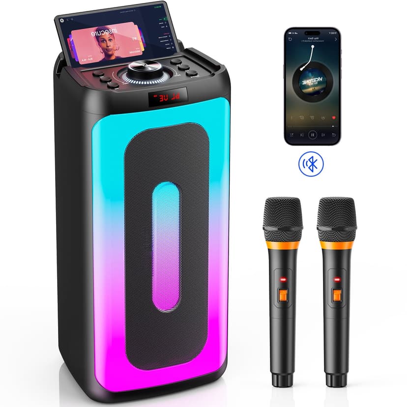 JYX Blutooth Speaker, Portable Party Speaker, PA System, Easy Control, Outdoor/ Indoor, TWS, T25-T
