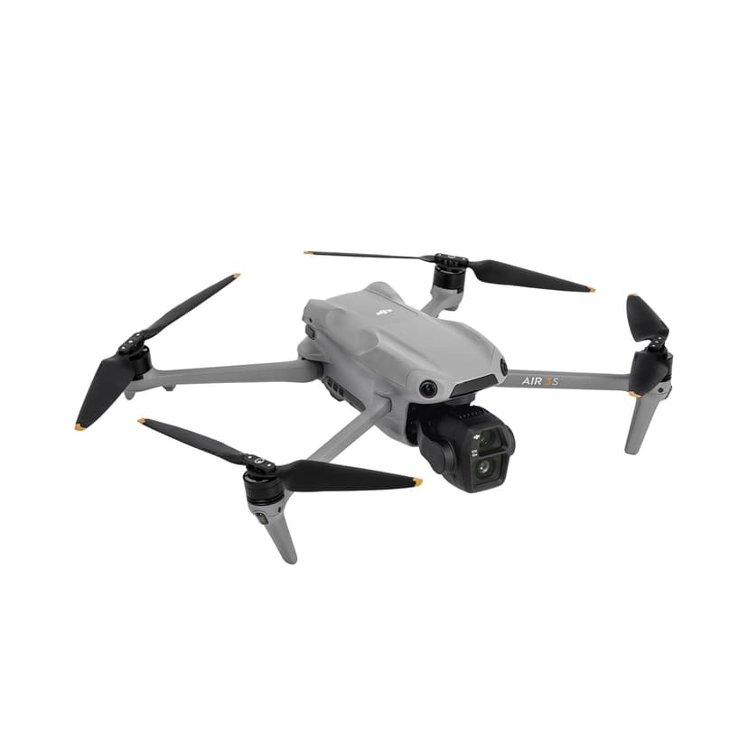 DJI Air 3S Fly More Combo (RC 2 Screen Remote Controller), Drone with 1" CMOS Wide-Angle & Medium Tele Camera for Adults, 4K/60fps, Omnidirectional Sensing & 3 Batteries for Extended Flight Time