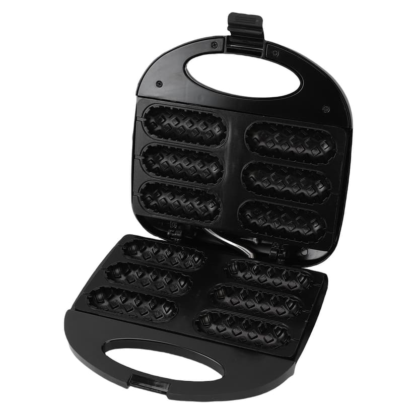 Corn Dog Waffle Maker, Fast Heating, Auto Temp Control,750W, Quick Cleanup, Ideal for Gatherings, Crispy Outside, Tender Inside, ABS Material, Easy Size