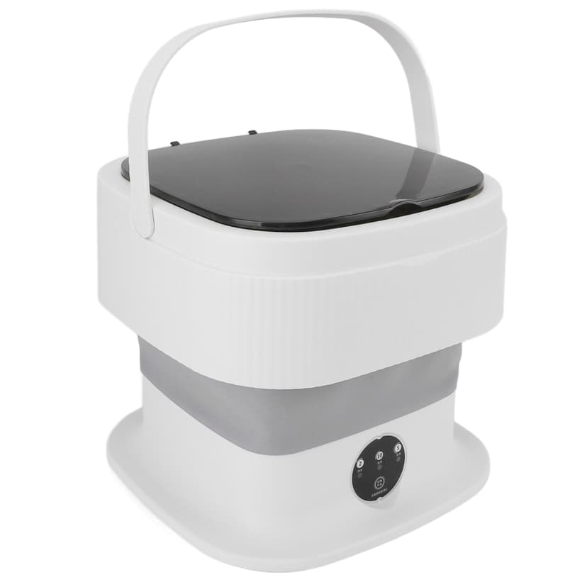 Portable Washing Machine, 40W 10L IPX4 Waterproof Mini Foldable Clothes Washer Machine for Home Dorm Travel Apartment, Small Laundry Washer for Underwear, Socks, Baby Clothes