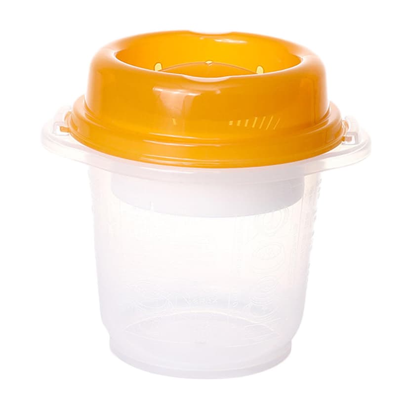Lipstore Microwave Rice Cooker Microwave Rice Maker Easy to Use Easy to Clean with Lid Vegetables Cooker for Home Oatmeal Potato Pasta
