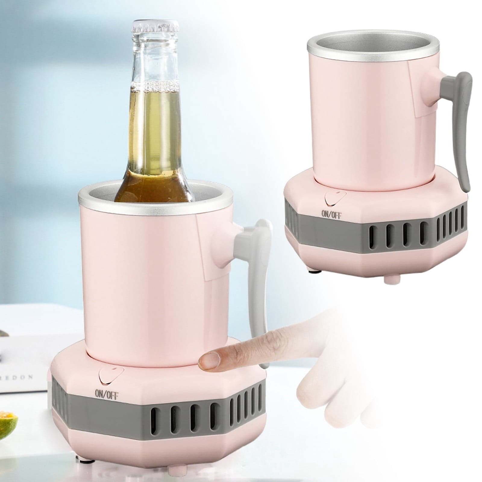 Portable Ice Maker Machine Countertop Fast Mini Freezer for Kitchen Home Bar Beverage Chiller with Efficient Technology