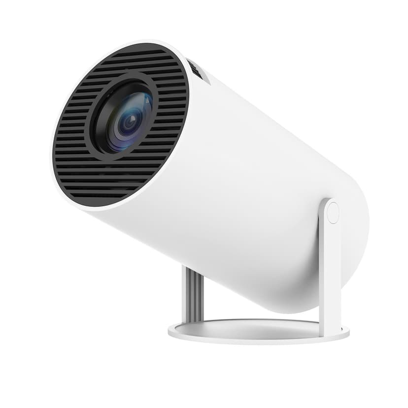 HY300 Portable LCD Projector Smart Android 11.0 Home Theater 2.4G/5G Dual-band WiFi BT4.1 Media Player 180° Rotation Auto Keystone Correction with Remote Control