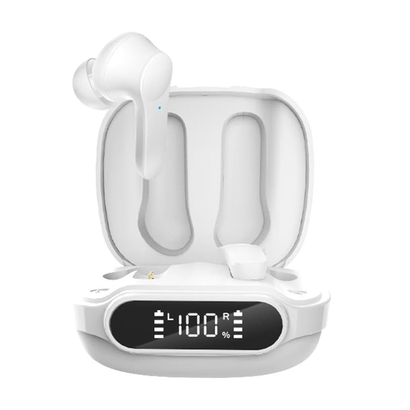 Wireless Bluetooth Earbuds With Charging Case, In-Ear Detection, Volume Control, 6 Hour Playback, For Sports And Working