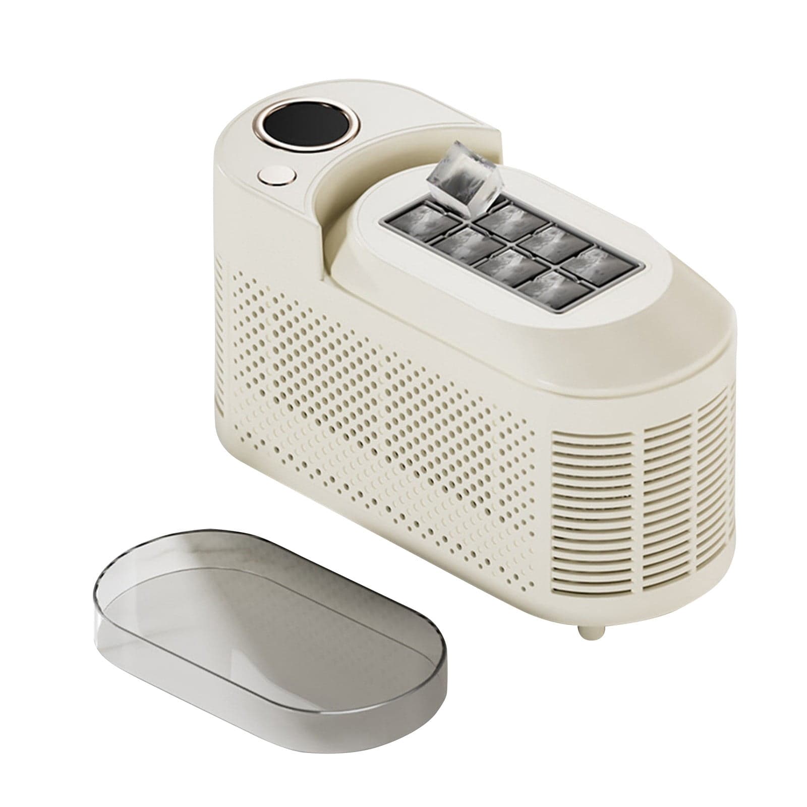 Compact Portable Countertop Ice Maker Mini Cube Ice Machine for Home Dorm Camping & Car Use