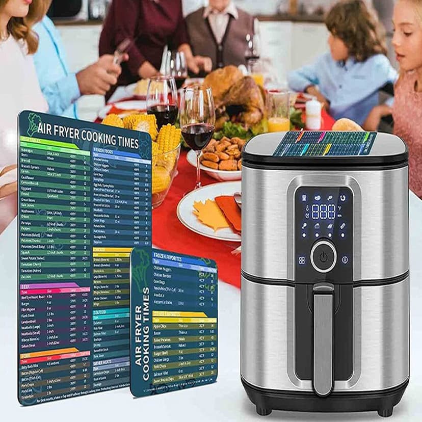 Air Fryer Magnetic Times Cheat Sheet Air Fryer Accessories Magnetic Chart HU806