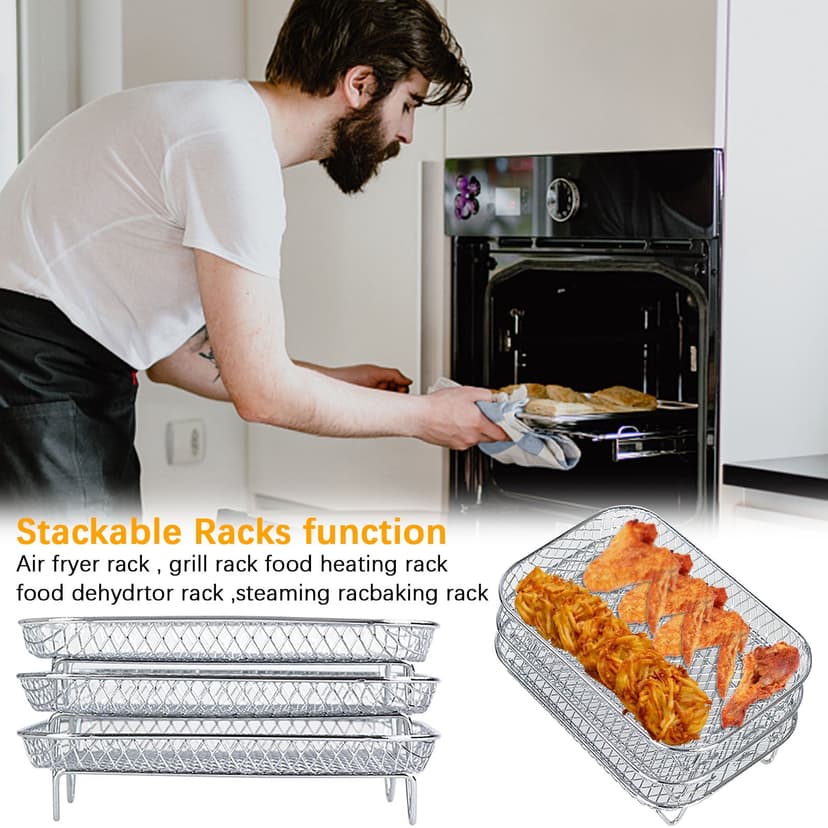 EGNMCR Kitchen Gadgets, Kitchen Accessories, Kitchen Utensils, Kitchen Tool Fryer Basket Fryerair Fryer Toaster Oven Accessories For Toaster Oven With Fryer Basket Replacement Net basket