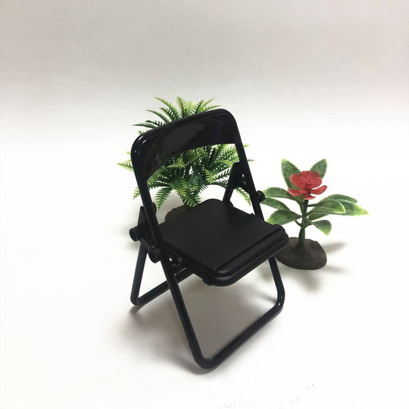 LSLJS Miniature Folding Chair, Folding Chair Phone Stand, Folding Chair Phone Holder, Mini Folding Chair Phone Holder, Folding Chair Cell Phone Holder, Mobile Phone Support