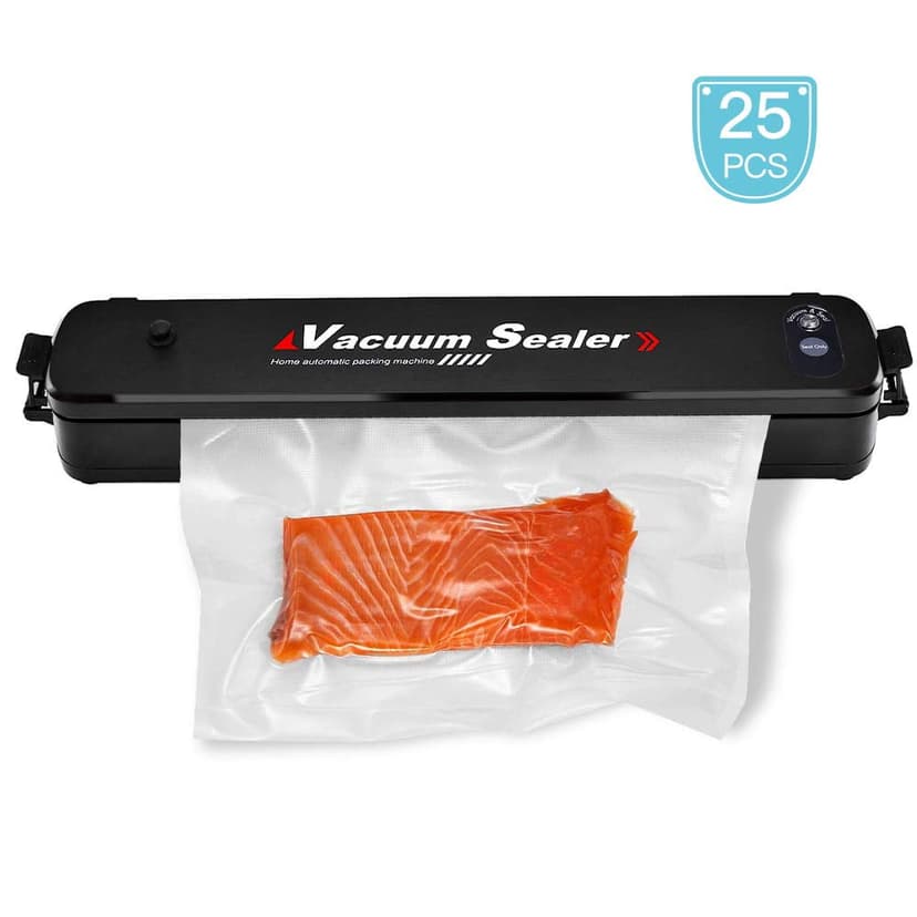 Vacuum Sealer Machine Pulse and Marinate with Sealer Bags and Roll, Handheld Vaccum Sealer for Airtight Food Storage and Sous Vide