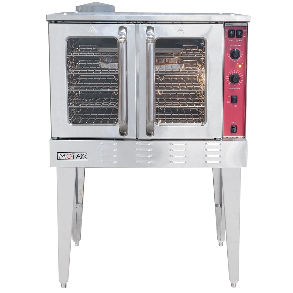 MoTak MECO-1-240 Single Full Size Electric Convection Oven - 11.9 kW, 240v/1ph/3ph