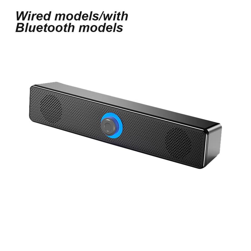Maoww Wireless Speaker Bluetooth-compatible Dual Horn Bar Sound Subwoofer Loudspeaker Soundbar Theatre TV High Volume PC Music Player 350TS