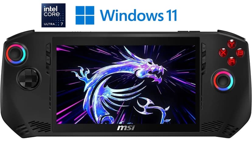 MSI Claw 7 AI+ — Intel Core Ultra 7, 7" FHD 120Hz, 32GB RAM, 512GB SSD, Win 11