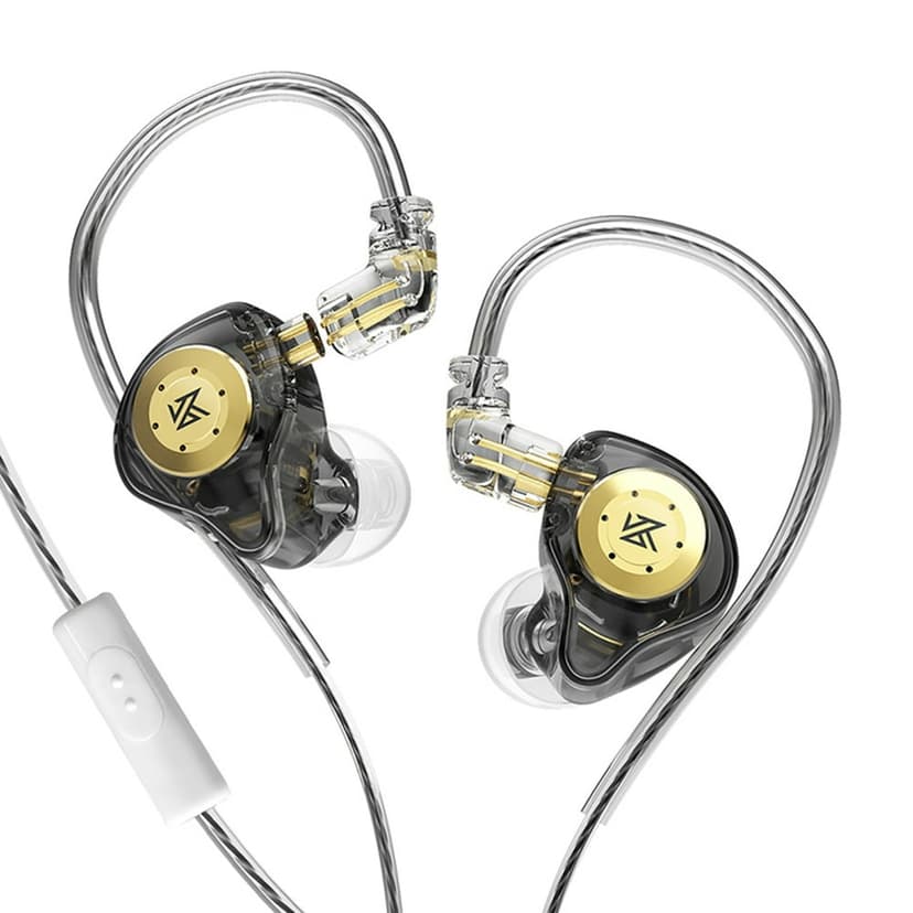 KZ-EDX Pro HIFI Bass Earphones Sport Monitor Headphone (Transparent w/ Mic)