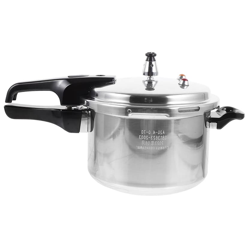 PAMINGONO Electric Pressure Cooker with Aluminum Alloy for Home Use Silver Fast Cooking and Healthy Meals 6