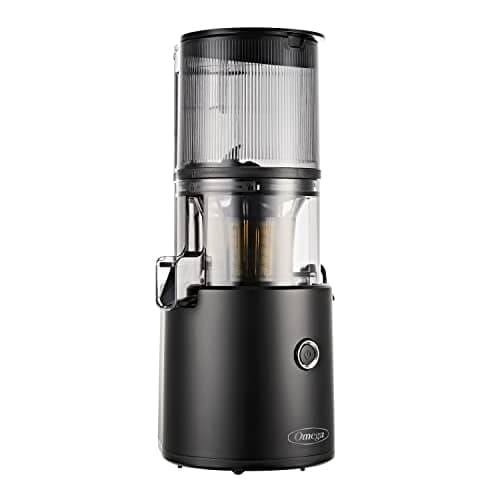 Omega Juicer JC2022BK11 Slow Masticating Cold Press Vegetable and Fruit Juice Extractor Effortless Series for Batch Juicing with Extra Large Hopper for No-Prep, 68-Ounce Capacity, 150-Watt