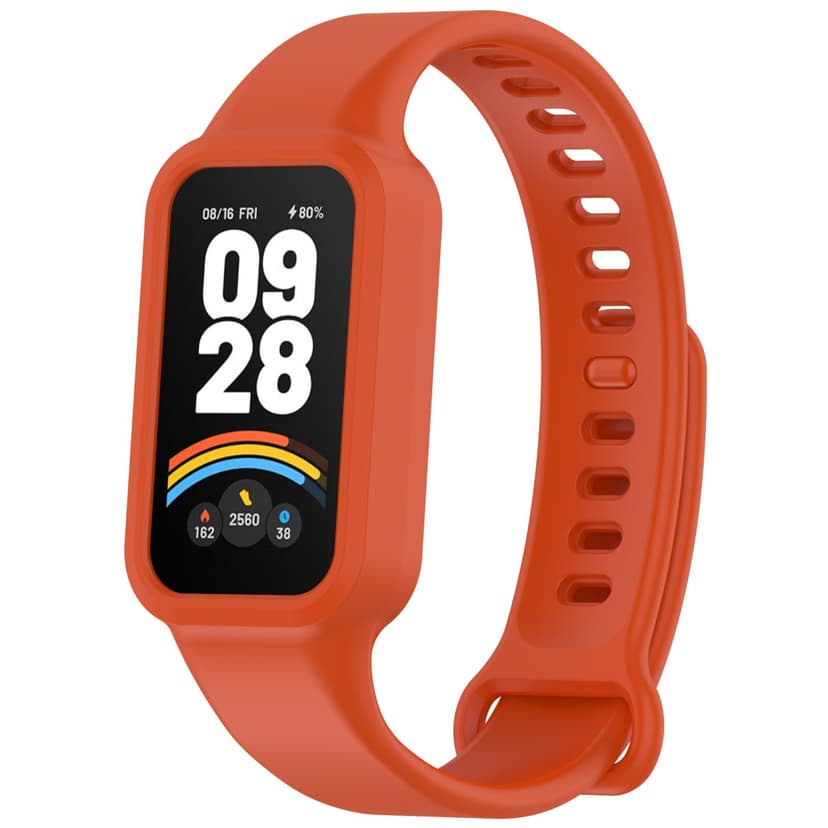 Smart Sports Bracelet with Integrated Silicone Strap Seamless Design for All Day Wear