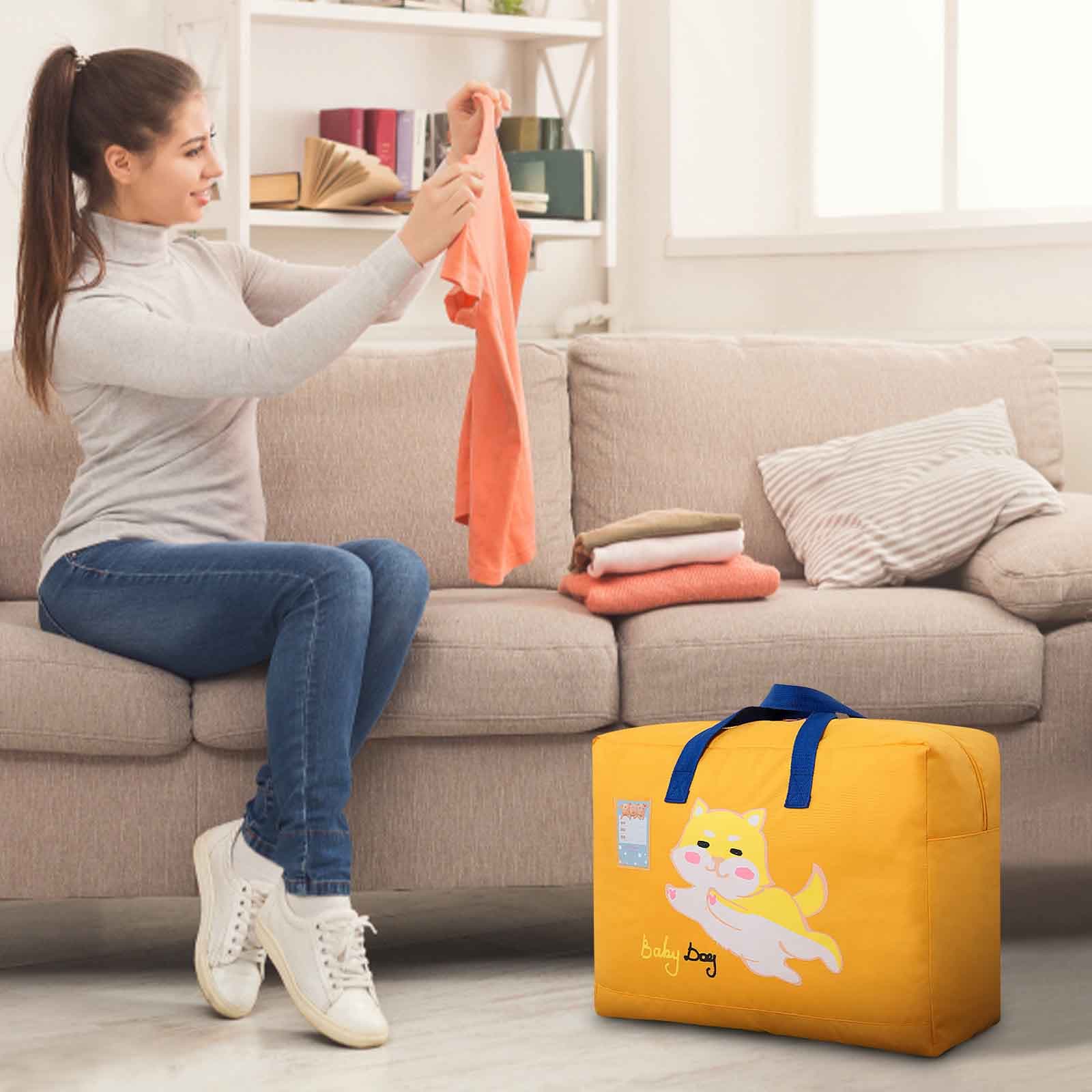 Kcavykas Clearance Sales Home Storage OrganiserQuilt Bag Clothes Home Moving Storage Bag School Luggage Portable Storage Bag