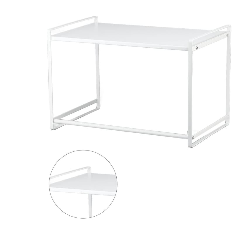 Microwave Stand Countertop, Space Saving Microwave Storage Rack Stackable Smoothly 44 Pounds Load Bearing for Home for Living Room
