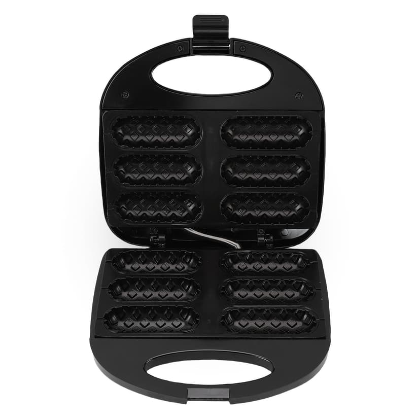 Corn Dog Waffle Maker, 750W Fast Heating 6 Hotdog Capacity Corn Dog Maker Machine Auto Temperature Control Anti Stick Corn Dog Waffle Machine