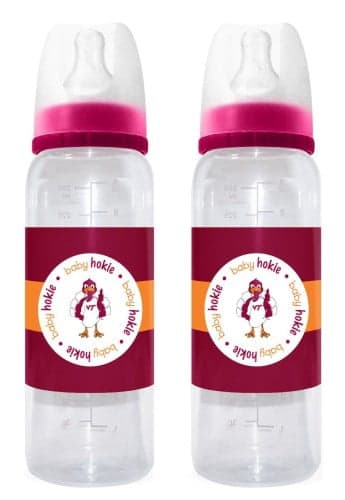 Virginia Tech Hokies Baby Bottles (Set of 2)