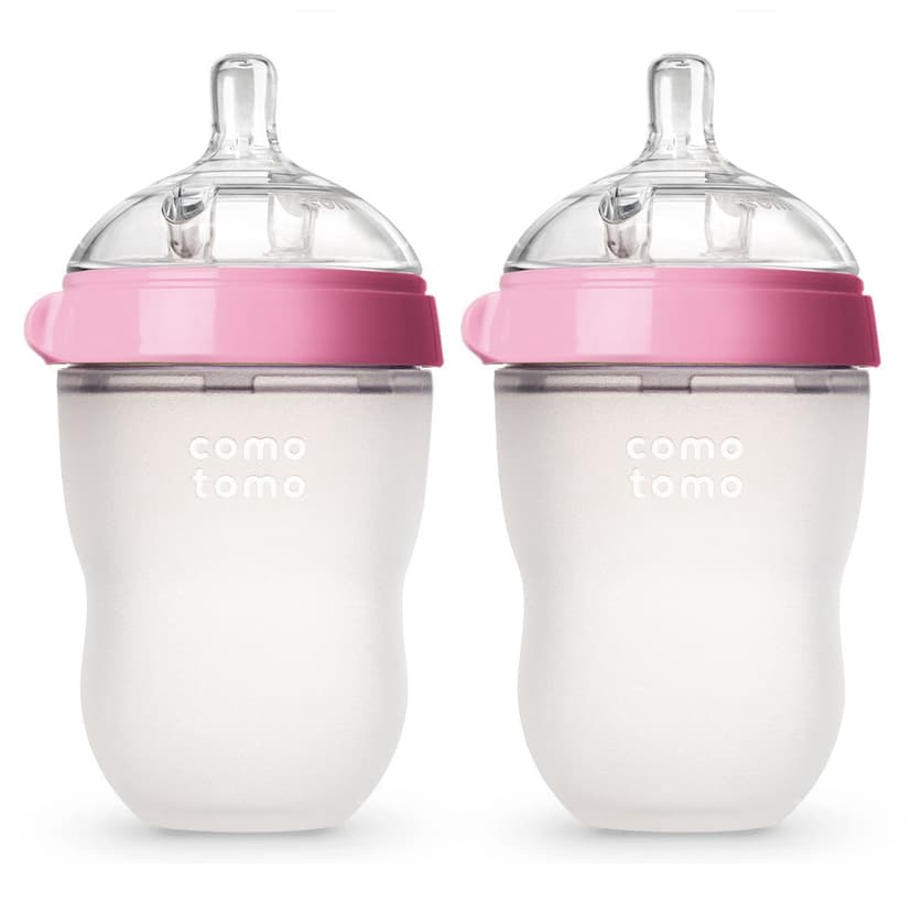 Comotomo Natural Medium Flow 3+ Month Nipper Bottle (Double)-250Ml