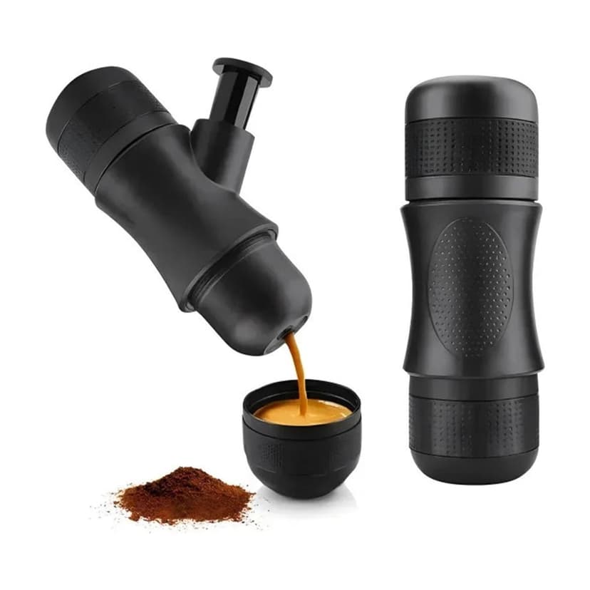 Portable Mini Hand Pressure Coffee Machine Handheld Pressure Coffee Espresso Machine Office/home Office Travel Outdoor Travel ,Fast Fresh Brewed